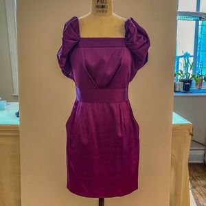 LAILA AZHAR Purple Cocktail Dress Size 2